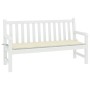 Gartenbankauflage Oxford-Stoff creme 200x50x3 cm von , Kissen für Stühle und Sofas - Ref: Foro24-47609, Preis: 28,33 €, Rabat...