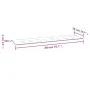 Garden bench cushion Oxford fabric cream 200x50x3 cm by , Cushions for chairs and sofas - Ref: Foro24-47609, Price: 27,91 €, ...
