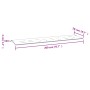 Gartenbankauflage Oxford-Stoff creme 200x50x3 cm von , Kissen für Stühle und Sofas - Ref: Foro24-47609, Preis: 28,33 €, Rabat...
