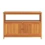 Garden console table solid acacia wood 110x35x75 cm by , Garden tables - Ref: Foro24-319697, Price: 202,55 €, Discount: %