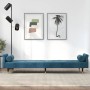 Sofá cama con cojines terciopelo azul by , Sofas - Ref: Foro24-351856, Price: 332,91 €, Discount: %