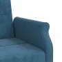 Sofá cama con cojines terciopelo azul de , Sofás - Ref: Foro24-351856, Precio: 326,89 €, Descuento: %