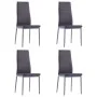 5-teiliger Esstisch und Stühle Set grau von , Möbelsets für Küchen und Esszimmer - Ref: Foro24-281695, Preis: 210,42 €, Rabat...
