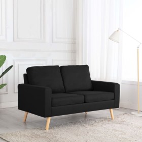 2-Sitzer-Sofa aus schwarzem Stoff von , Sofas - Ref: Foro24-288712, Preis: 253,97 €, Rabatt: %