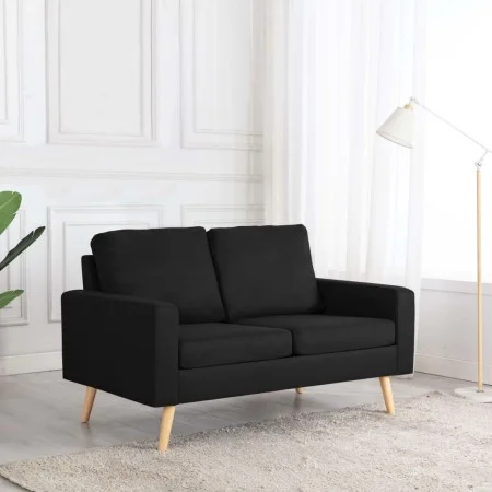 2-Sitzer-Sofa aus schwarzem Stoff von , Sofas - Ref: Foro24-288712, Preis: 233,35 €, Rabatt: %