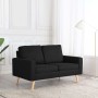 2-Sitzer-Sofa aus schwarzem Stoff von , Sofas - Ref: Foro24-288712, Preis: 253,97 €, Rabatt: %