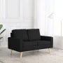 2-Sitzer-Sofa aus schwarzem Stoff von , Sofas - Ref: Foro24-288712, Preis: 233,35 €, Rabatt: %