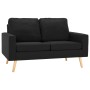 2-Sitzer-Sofa aus schwarzem Stoff von , Sofas - Ref: Foro24-288712, Preis: 253,97 €, Rabatt: %