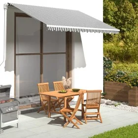 Replacement fabric for anthracite gray and white awning 3.5x2.5 m by , Awnings - Ref: Foro24-311986, Price: 37,97 €, Discount: %