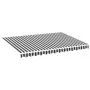 Replacement fabric for anthracite gray and white awning 3.5x2.5 m by , Awnings - Ref: Foro24-311986, Price: 37,97 €, Discount: %