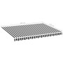 Ersatzstoff für anthrazitgraue und weiße Markise 3,5 x 2,5 m von , Markisen - Ref: Foro24-311986, Preis: 36,48 €, Rabatt: %
