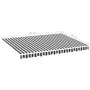 Replacement fabric for anthracite gray and white awning 3.5x2.5 m by , Awnings - Ref: Foro24-311986, Price: 37,97 €, Discount: %