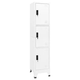 Weißer Stahlspind 38x45x180 cm von , Schließfächer und Lagerschränke - Ref: Foro24-339780, Preis: 166,21 €, Rabatt: %