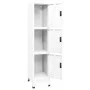 Taquilla de acero blanco 38x45x180 cm de , Taquillas y armarios de almacenamiento - Ref: Foro24-339780, Precio: 166,05 €, Des...