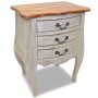 Mesita de noche de madera maciza reciclada de vidaXL, Mesitas de noche - Ref: Foro24-244504, Precio: 190,12 €, Descuento: %