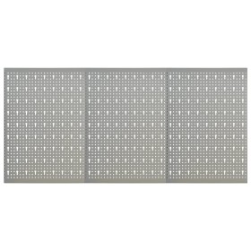 Tableros de clavijas para pared 3 unidades acero 40x58 cm by , Tool Organization and Storage - Ref: Foro24-145349, Price: 38,...