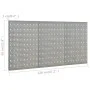 Pinnwand-Set für die Wand, 3 Stück, aus Stahl, 40x58 cm. von , Werkzeugorganisation und -lagerung - Ref: Foro24-145349, Preis...