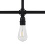 Black ceiling lamp 3 E27 bulbs by vidaXL, Lamps - Ref: Foro24-281628, Price: 48,41 €, Discount: %