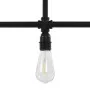 Black ceiling lamp 3 E27 bulbs by vidaXL, Lamps - Ref: Foro24-281628, Price: 47,65 €, Discount: %