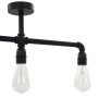 Black ceiling lamp 3 E27 bulbs by vidaXL, Lamps - Ref: Foro24-281628, Price: 48,41 €, Discount: %