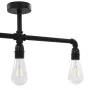 Black ceiling lamp 3 E27 bulbs by vidaXL, Lamps - Ref: Foro24-281628, Price: 47,65 €, Discount: %