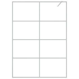 Duschwand aus transparentem ESG-Glas in Silber, 140 x 195 cm von , Duschwände und Duschwände - Ref: Foro24-152139, Preis: 191...