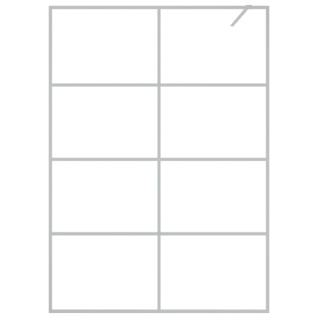 Duschwand aus transparentem ESG-Glas in Silber, 140 x 195 cm von , Duschwände und Duschwände - Ref: Foro24-152139, Preis: 191...