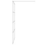 Duschwand aus transparentem ESG-Glas in Silber, 140 x 195 cm von , Duschwände und Duschwände - Ref: Foro24-152139, Preis: 191...