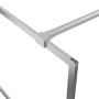 Duschwand aus transparentem ESG-Glas in Silber, 140 x 195 cm von , Duschwände und Duschwände - Ref: Foro24-152139, Preis: 191...