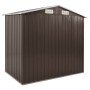 Garden shed with brown iron shelving 205x130x183 cm by , Sheds - Ref: Foro24-47105, Price: 259,56 €, Discount: %