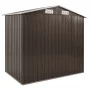 Gartenhaus mit braunem Eisenregal 205x130x183 cm von , Schuppen - Ref: Foro24-47105, Preis: 248,88 €, Rabatt: %