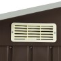 Garden shed with brown iron shelving 205x130x183 cm by , Sheds - Ref: Foro24-47105, Price: 259,56 €, Discount: %
