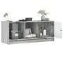 TV-Möbel mit grauen Sonoma-Glastüren 102x37x42 cm. von , TV-Möbel - Ref: Foro24-836411, Preis: 68,46 €, Rabatt: %