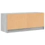 TV-Möbel mit grauen Sonoma-Glastüren 102x37x42 cm. von , TV-Möbel - Ref: Foro24-836411, Preis: 68,46 €, Rabatt: %