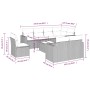 Set de sofás de jardín 9 pzas con cojines ratán sintético beige by , Modular outdoor sofas - Ref: Foro24-3251586, Price: 652,...