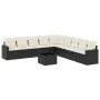 Set de sofás de jardín 10 pzas cojines ratán sintético negro by , Garden sets - Ref: Foro24-3219086, Price: 570,66 €, Discoun...