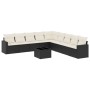 Set de sofás de jardín 10 pzas cojines ratán sintético negro by , Garden sets - Ref: Foro24-3219086, Price: 548,81 €, Discoun...