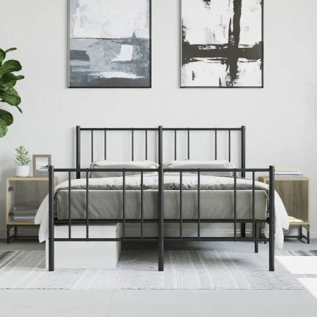 Mesitas noche con puertas vidrio 2 uds roble Sonoma 35x37x50 cm by , Nightstands - Ref: Foro24-836523, Price: 45,56 €, Discou...