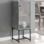 Nebenschrank mit grauer Glastür und Betonoptik 35x37x100 cm. von , Sideboards - Ref: Foro24-836556, Preis: 51,53 €, Rabatt: %