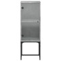 Nebenschrank mit grauer Glastür und Betonoptik 35x37x100 cm. von , Sideboards - Ref: Foro24-836556, Preis: 51,53 €, Rabatt: %