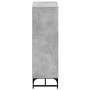 Sideboard mit grauen Glastüren Beton 35x37x120 cm von , Sideboards - Ref: Foro24-836563, Preis: 71,33 €, Rabatt: %