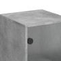 Sideboard mit grauen Glastüren Beton 35x37x120 cm von , Sideboards - Ref: Foro24-836563, Preis: 71,33 €, Rabatt: %