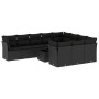 Gartensofagarnitur 11-teilig mit schwarzen Kissen aus synthetischem Rattan von , Gartensets - Ref: Foro24-3250064, Preis: 672...