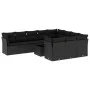 Set de sofás de jardín 11 pzas y cojines ratán sintético negro by , Garden sets - Ref: Foro24-3250064, Price: 662,92 €, Disco...