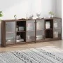 Regal mit Türen aus braunem Eichenholz 204x37x75 cm. von , Sideboards - Ref: Foro24-3206537, Preis: 205,91 €, Rabatt: %