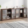 Regal mit Türen aus braunem Eichenholz 204x37x75 cm. von , Sideboards - Ref: Foro24-3206537, Preis: 205,86 €, Rabatt: %