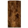Estantería con puertas madera roble ahumado 204x37x75 cm de , Aparadores - Ref: Foro24-3206535, Precio: 189,81 €, Descuento: %