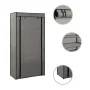 Mueble zapatero con funda de tela gris 58x28x106 cm by vidaXL, Shoe racks and shoe organizers - Ref: Foro24-282430, Price: 26...
