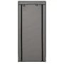 Mueble zapatero con funda de tela gris 58x28x106 cm by vidaXL, Shoe racks and shoe organizers - Ref: Foro24-282430, Price: 26...