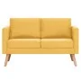 2 seater yellow fabric sofa by vidaXL, Sofas - Ref: Foro24-281361, Price: 288,72 €, Discount: %